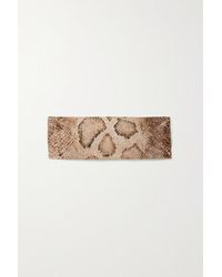 Mara Hoffman + Net Sustain Abigail Bandeau-bikini-oberteil Mit Schlangenprint - Mehrfarbig