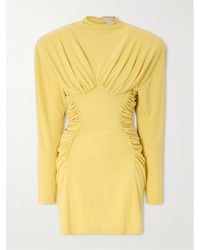 Stella McCartney - Ruched Jersey Mini Dress - Lyst