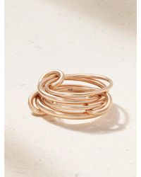 Spinelli Kilcollin - Pisces Set Of Four 18-Karat Rose Rings - Lyst