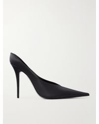 AMINA MUADDI - Anok Satin Pumps - Lyst