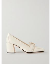 Jimmy Choo - Evin 65 Logo-Embellished Leather Pumps - Lyst
