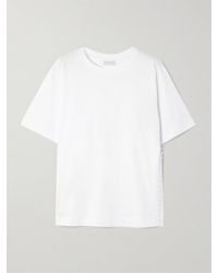 Dries Van Noten - Button-Detailed Cotton-Jersey T-Shirt - Lyst