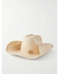 Ruslan Baginskiy - Cowboy Monogram-Embellished Straw Hat - Lyst