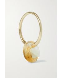 BY PARIAH - November Birthstone 14-karat Recycled Gold Citrine Single Hoop Earring - Lyst