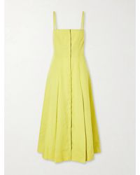 Gabriela Hearst - Magritte Linen Midi Dress - Lyst