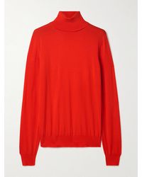 The Row - Pull À Col Roulé En Jersey De Laine Heva - Lyst