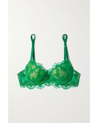 I.D Sarrieri - Net Sustain Petal Bloom Embroidered Tulle Underwired Bra - Lyst