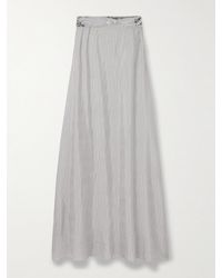 ‎Dima Ayad - Strapless Sequin-Embellished Cloqué Gown - Lyst