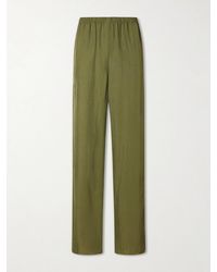 Theory - Crepon Wide-Leg Pants - Lyst