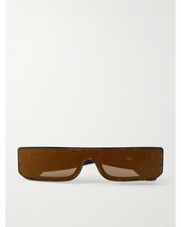 Alaïa - Square-Frame Tortoiseshell Recycled-Acetate Sunglasses - Lyst