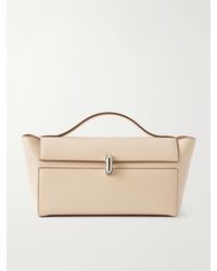 SAVETTE - Symmetry Trapeze Pochette Leather Tote - Lyst