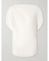 KHAITE - Poppi Cotton And Silk-Blend Blouse - Lyst