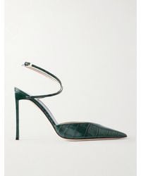 Tom Ford - Selen 105 Croc-Effect Leather Pumps - Lyst