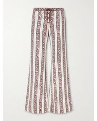 Alix Of Bohemia - Cooper Climbing Printed Cotton Straight-Leg Pants - Lyst