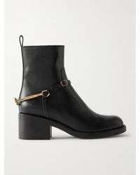Chloé - Dakota Ankle Boots Aus Leder Mit Verzierungen - Lyst