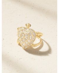 Yvonne Léon - Bague Tortue Coeur 9-Karat Diamond Ring - Lyst