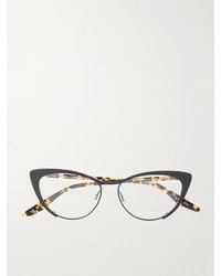 Barton Perreira - Cheeky Cat-Eye Tortoiseshell Acetate And Metal Optical Glasses - Lyst