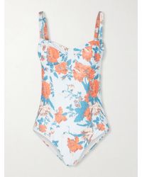 Erdem - Floral-Print Swimsuit - Lyst