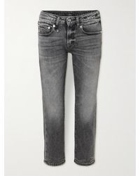 R13 - Boy Verkürzte, Tief Sitzende Jeans Mit Schmalem Bein - Lyst