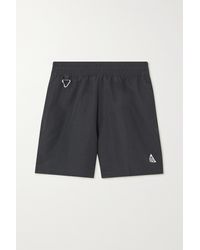 Nike Acg Shorts Aus Shell Mit Stickerei - Blau
