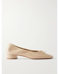 Aeyde - Onda 25 Bow-Detail Leather Pumps - Lyst