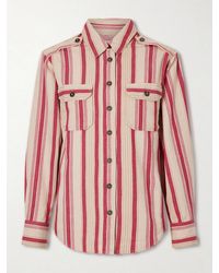 Isabel Marant - Gelva Striped Cotton Shirt - Lyst