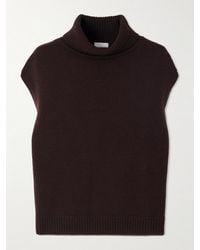 Allude - Wool And Cashmere-Blend Turtleneck Tank - Lyst