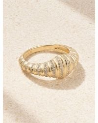 Yvonne Léon - Nano Chevalière Berlingot 9-Karat Diamond Ring - Lyst