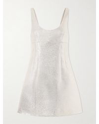 Emilia Wickstead - Emma Cloque Mini Dress - Lyst