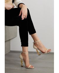Saint Laurent Opyum 110 Leather Sandal 