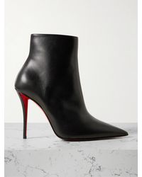 Christian Louboutin - Miss Z 100 Leather Ankle Boots - Lyst
