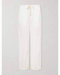 Citizens of Humanity - Aurora Cotton And Linen-Blend Wide-Leg Pants - Lyst