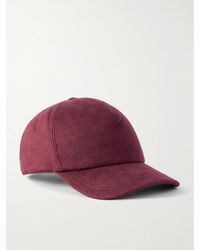 Gabriela Hearst - Zed Brushed-Silk And Cashmere-Blend Baseball Cap - Lyst