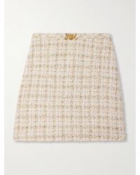 Versace - Cotton Mini Skirt - Lyst