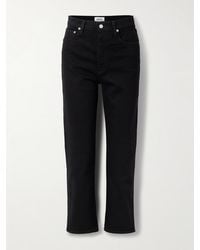 Agolde - '90S Pinch Waist Cropped High-Rise Straight-Leg Jeans - Lyst