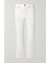 The Row - Lesley Verkürzte Jeans Mit Geradem Bein - Lyst
