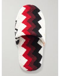 Missoni - Striped Cotton-Terry Slippers - Lyst