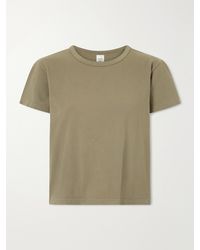 Leset - The Margo Cotton-Jersey T-Shirt - Lyst