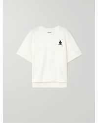 Isabel Marant - Printed Cotton-Blend Jersey T-Shirt - Lyst