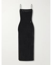Gucci - Lamé-Jersey Midi Dress - Lyst