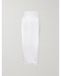 Violante Nessi - Shea Satin Midi Skirt - Lyst
