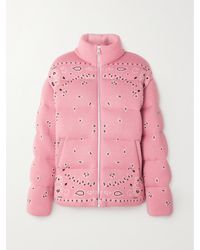Alanui - Bandana Jacquard Quilted Wool Down Jacket - Lyst