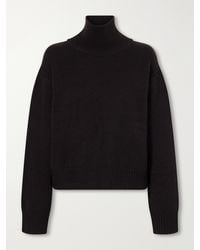 Lisa Yang - Tiona Open-Back Cashmere Turtleneck Sweater - Lyst