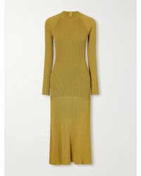 Proenza Schouler - Roux Ribbed Midi Dress - Lyst