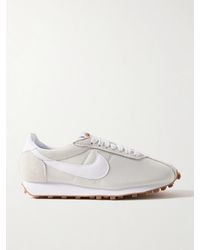 Nike - Ld-1000 Leather And Brushed Suede-Trimmed Mesh Sneakers - Lyst