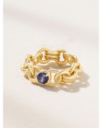 Spinelli Kilcollin - Serpens Large 18-Karat Sapphire Ring - Lyst