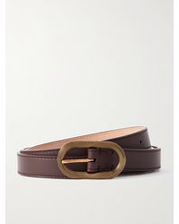 Loro Piana - Leather Skinny Belt - Lyst