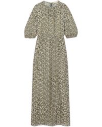 Lyst - Vanessa Bruno Ijka Floral-print Silk-georgette Maxi Dress in ... Vanessa Bruno - Ijka Floral-print Silk-georgette Maxi Dress - Lyst