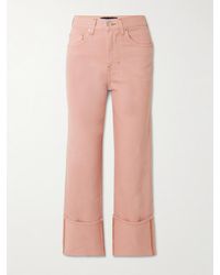 Veronica Beard - Jean Droit Raccourci Taille Haute Dylan - Lyst