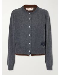 Marni - Layered Cashmere Cardigan - Lyst